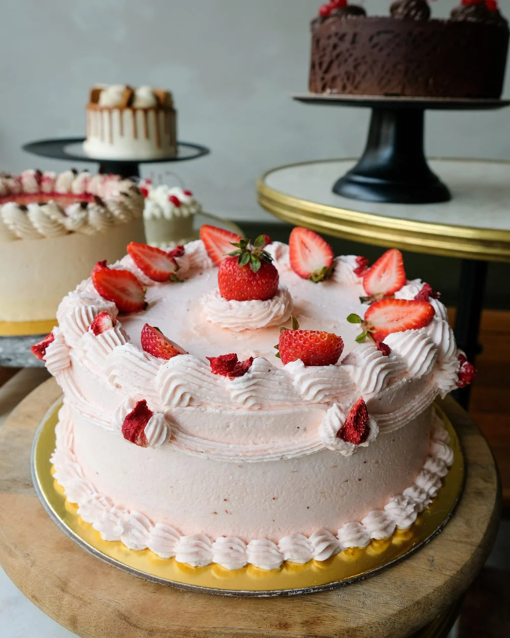 Strawberry Fields Cake
